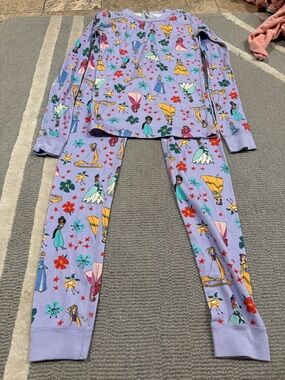 New Without Tags Hanna Andersson Lilac Princess Print Pajama Set